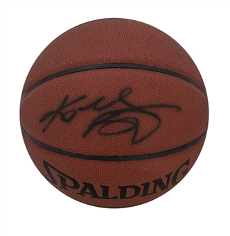 Kobe Bryant Signed Spalding Official NBA Basketball (PSA/DNA)